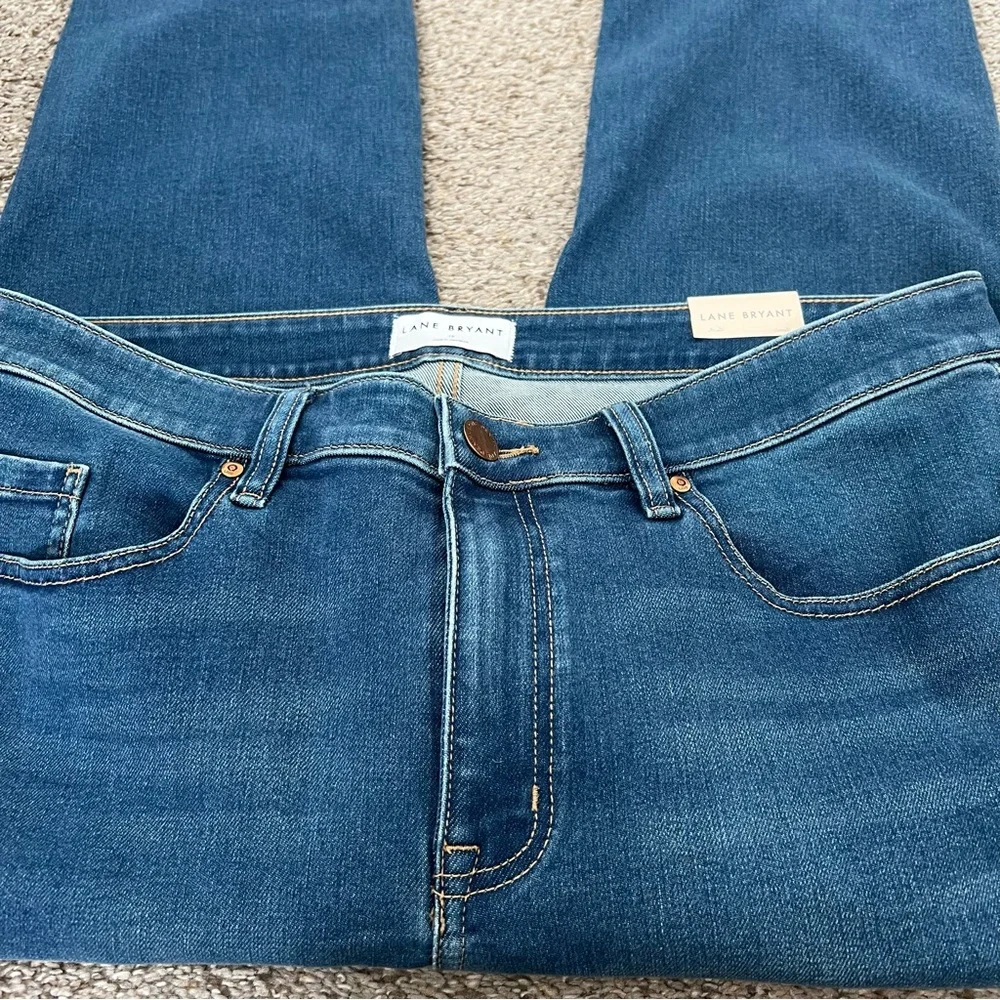 Lane Bryant Dark Blue Classic Denim Jeans NWT Size 18 - Picture 2 of 14